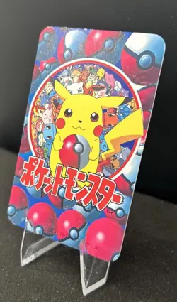 Pikachu Ace of Spades Televi-Kun Poker Card Pokemon Japanese - Image 5