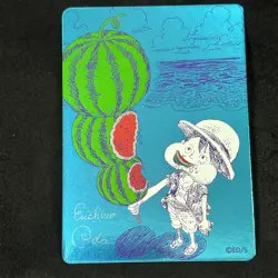 One Piece Luffy Natsukomi Card Jump Japan Limited Anime Rare metakira #0001 - Image 1