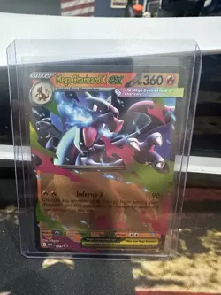 Pokemon TCG Mega Charizard X ex Mega Evolutions 029 Promo Card - Image 1