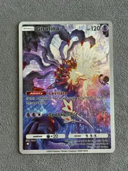 Giratina 167/155 Pokemon TCG Pocket Space-Time Smackdown Textured Fanart Card - Image 1