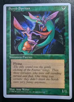 MTG Alternate 4th Edition Scryb Sprites Mint Unplayed Magic The Gathering - Image 1