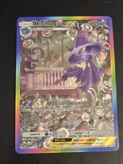 Mismagius EX 199/155 Pokemon TCG Pocket SpaceTime Smackdown Textured Fanart Card - Image 1