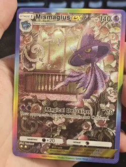 Mismagius EX 199/155 Pokemon TCG Pocket SpaceTime Smackdown Textured Fanart Card - Image 2
