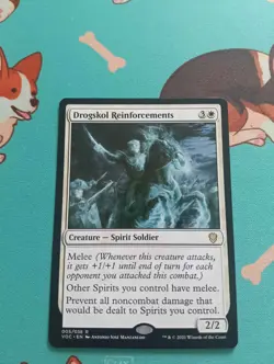 MTG Magic the Gathering - Drogskol Reinforcements - Crimson Vow Commander - Image 1