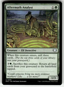 Aftermath Analyst 91 UC Commander: Edge of Eternities NM Magic: The Gathering - Image 1