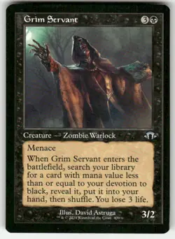Grim Servant (Retro Frame) 409 UC Modern Horizons 3 NM Magic: The Gathering - Image 1