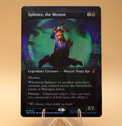 Splinter, the Mentor | 03 | Foil | Mythic | TMNT | TMC-Commander | MTG - Image 1
