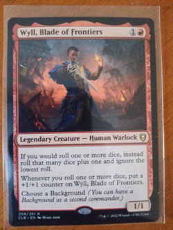 Wyll Blade Of Frontiers Magic The Gathering Commander Legends Baldur's Gate 208 - Image 1