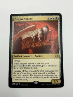 Magic the Gathering MTG Enigma Sphinx (178) Commander 2018 LP - Image 1