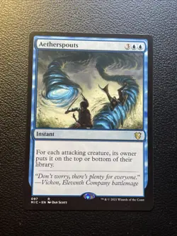 Aetherspouts R Magic 2021 097 COMMANDER: NIGHT OF INNISTRAD NM - Image 1