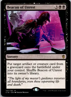 Beacon of Unrest 107 Rare Commander 2016 Magic: The Gathering Lightly Played - Image 1