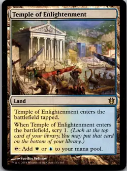 Temple of Enlightenment 163 Rare Born of the Gods Magic: The Gathering LP - Image 1