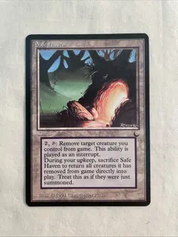 1x Safe Haven The Dark MTG Magic the Gathering LP - Image 1