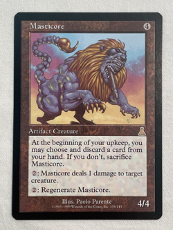 1x Masticore Urza's Destiny MTG Magic the Gathering LP/NM - Image 1