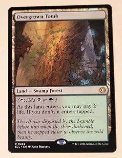 Overgrown Tomb Lorwyn Eclipsed Regular Magic MTG NM 1x X1 - Image 1