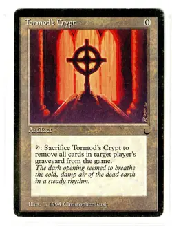 Magic the Gathering MTG The Dark Tormod's Crypt Artifact Uncommon MP - Image 1