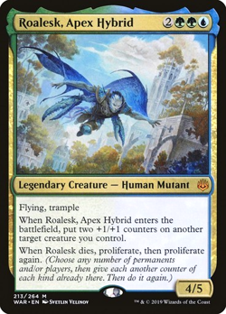 MTG - Roalesk, Apex Hybrid - War of the Spark - Magic the Gathering - Image 1