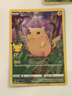 Pokemon Pikachu 005/025 25th Anniversary Celebrations Bundle x 5 cards #2 - Image 4