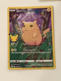 Pokemon Pikachu 005/025 25th Anniversary Celebrations Bundle x 5 cards #2 - Image 5