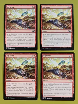 Big Score x4 Streets of New Capenna 4x Playset Magic the Gathering MTG - Image 1
