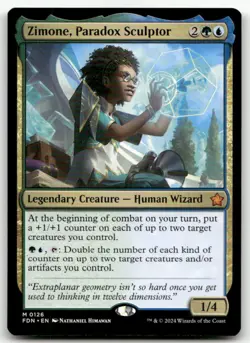 Zimone, Paradox Sculptor #126 (NM) Foundations FDN Magic MTG - Image 1