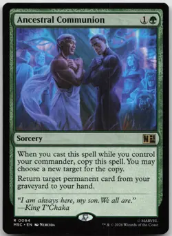 Ancestral Communion Commander: Marvel Super Heroes 64 NM R - Image 1
