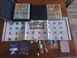 Pokemon card collection binder lot with mid era, vintage, and new cards - Image 1