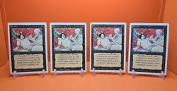 ⚫⚫⚫ (4) 1994 MAGIC The Gathering SACRIFICE REVISED 3RD EDITION PLAYED ⚫⚫ - Image 1