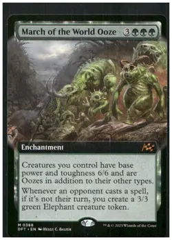 Aetherdrift #388 March of the World Ooze (Extended Art) - Image 1