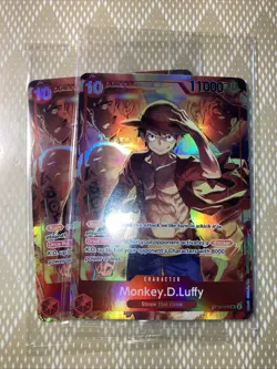 One Piece Card Game The Best Monkey D Luffy Promo Pair - Image 1