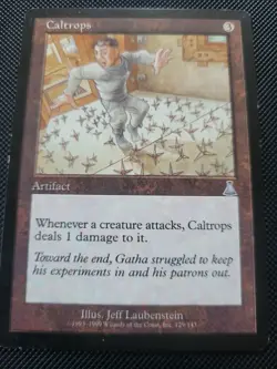 MTG Caltrops EX Urza's Destiny Regular Uncommon Artifact - Image 1