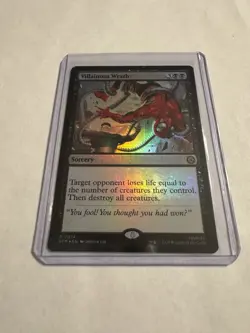 Magic the Gathering Villainous Wrath (259/314) Marvel's Spider-Man NM FOIL🕷🕸 - Image 1
