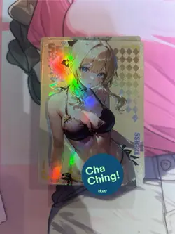 WAIFU Love Diary SSR 21 Gunhilder Rare card. Goddess Story Sexy Anime Girl - Image 1