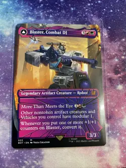 Blaster Combat DJ Blaster Morale Booster Shattered Glass The Brothers War MTG - Image 1