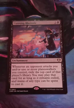 Cunning Rhetoric Commander Masters Regular - Image 1