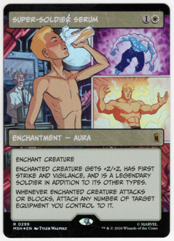 Super-Soldier Serum (Borderless) FOIL 0299 Marvel Super Heroes (MSH) MTG NM/M - Image 1