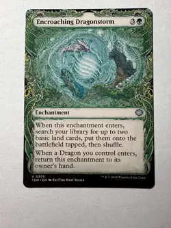 Encroaching Dragonstorm Tarkir: Dragonstorm regular borderless - Image 2