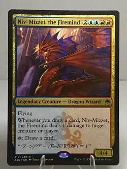 Niv-Mizzet, the Firemind 210 Rare Masters 25 Lightly Played - Image 1