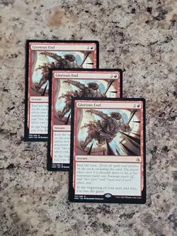 Glorious End X3 Amonkhet NM Condition 3x Unplayed - Image 2