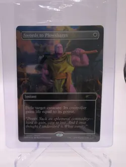 Thanos Swords to Plowshares - Foil Borderless - MTG Magic the Gathering P0001 - Image 1