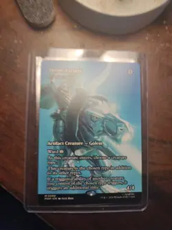DOOM VARIANT Roaming Throne Reg MTG 0099 MAR Marvel Universe BORDERLESS - Image 2
