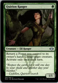 Quirion Ranger 285 Uncommon Modern Horizons 2 Magic: The Gathering Near Mint - Image 1