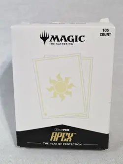 Ultra Pro Deck Protector Sleeves Apex Magic the Gathering Mana 8 Plains 105ct - Image 1