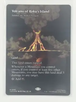 Volcano of Roku's Island - Valakut, the Molten Pinnacle (Borderless) Avatar: The - Image 1