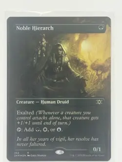Noble Hierarch (Borderless) Double Masters Foil - Image 1
