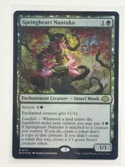 Springheart Nantuko Rare *Foil* *Prerelease* Modern Horizons 3 #0171 MTG - Image 1