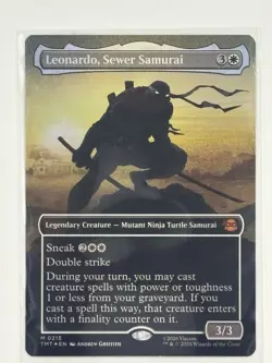 Leonardo, Sewer Samurai (Borderless) Teenage Mutant Ninja Turtles Foil - Image 1