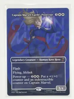 Captain Marvel, Earth's Protector (Borderless) (0354) Marvel Super Heroes... - Image 1