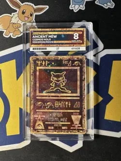 Pokemon TCG Ancient Mew Cosmos Holo 2000 Promo Pokemon Movie - ACE 8 - Image 1