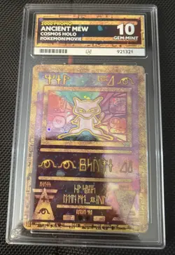 2000 Pokemon TCG Ancient Mew Movie Promo Holo #1 English Ace 10 Gem Mint - Image 1